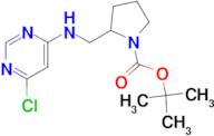 2-[(6-Chloro-pyrimidin-4-ylamino)-methyl]-pyrrolidine-1-carboxylic acid tert-butyl ester