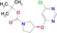 (S)-3-(6-Chloro-pyrimidin-4-yloxy)-pyrrolidine-1-carboxylic acid tert-butyl ester