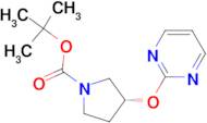 (R)-3-(Pyrimidin-2-yloxy)-pyrrolidine-1-carboxylic acid tert-butyl ester