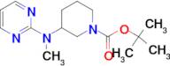 3-(Methyl-pyrimidin-2-yl-amino)-piperidine-1-carboxylic acid tert-butyl ester