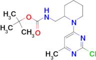 [1-(2-Chloro-6-methyl-pyrimidin-4-yl)-piperidin-2-ylmethyl]-carbamic acid tert-butyl ester