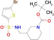 3-[(5-Bromo-thiophene-2-sulfonylamino)-methyl]-piperidine-1-carboxylic acid tert-butyl ester