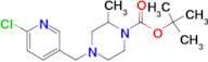 4-(6-Chloro-pyridin-3-ylmethyl)-2-methyl-piperazine-1-carboxylic acid tert-butyl ester