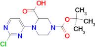 4-(2-Chloro-pyrimidin-4-yl)-piperazine-1,3-dicarboxylic acid 1-tert-butyl ester