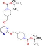 tert-butyl 4-((2-((1-(tert-butoxycarbonyl)piperidin-4-yl)methoxy)pyrimidin-4-yloxy)methyl)piperi...