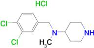 (3,4-Dichloro-benzyl)-methyl-piperidin-4-yl-amine hydrochloride