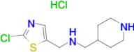 (2-Chloro-thiazol-5-ylmethyl)-piperidin-4-ylmethyl-amine hydrochloride