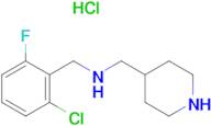 (2-Chloro-6-fluoro-benzyl)-piperidin-4-ylmethyl-amine hydrochloride