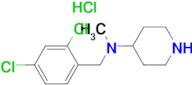 (2,4-Dichloro-benzyl)-methyl-piperidin-4-yl-amine hydrochloride