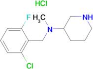 (2-Chloro-6-fluoro-benzyl)-methyl-piperidin-3-yl-amine hydrochloride