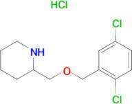 2-(2,5-Dichloro-benzyloxymethyl)-piperidine hydrochloride