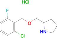 2-(2-Chloro-6-fluoro-benzyloxymethyl)-pyrrolidine hydrochloride