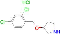 (S)-3-(2,4-Dichloro-benzyloxy)-pyrrolidine hydrochloride