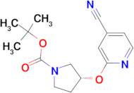 (R)-3-(4-Cyano-pyridin-2-yloxy)-pyrrolidine-1-carboxylic acid tert-butyl ester