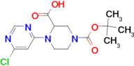 4-(6-Chloro-pyrimidin-4-yl)-piperazine-1,3-dicarboxylic acid 1-tert-butyl ester