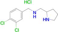 (3,4-Dichloro-benzyl)-pyrrolidin-2-ylmethyl-amine hydrochloride