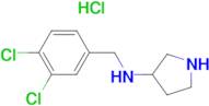 (3,4-Dichloro-benzyl)-pyrrolidin-3-yl-amine hydrochloride