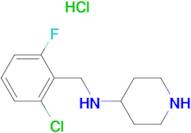 (2-Chloro-6-fluoro-benzyl)-piperidin-4-yl-amine hydrochloride