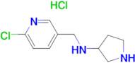 (6-Chloro-pyridin-3-ylmethyl)-pyrrolidin-3-yl-amine hydrochloride