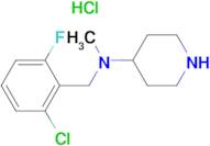 (2-Chloro-6-fluoro-benzyl)-methyl-piperidin-4-yl-amine hydrochloride