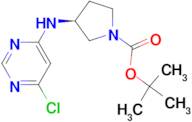 (S)-3-(6-Chloro-pyrimidin-4-ylamino)-pyrrolidine-1-carboxylic acid tert-butyl ester