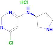 (6-Chloro-pyrimidin-4-yl)-(S)-pyrrolidin-3-yl-amine hydrochloride