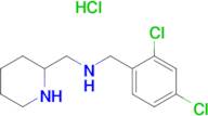 (2,4-Dichloro-benzyl)-piperidin-2-ylmethyl-amine hydrochloride