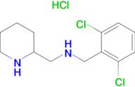 (2,6-Dichloro-benzyl)-piperidin-2-ylmethyl-amine hydrochloride