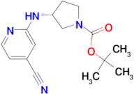 (R)-3-(4-Cyano-pyridin-2-ylamino)-pyrrolidine-1-carboxylic acid tert-butyl ester