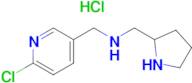 (6-Chloro-pyridin-3-ylmethyl)-pyrrolidin-2-ylmethyl-amine hydrochloride