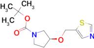 (S)-3-(Thiazol-5-ylmethoxy)-pyrrolidine-1-carboxylic acid tert-butyl ester