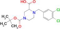 4-(3,4-Dichloro-benzyl)-piperazine-1,3-dicarboxylic acid 1-tert-butyl ester