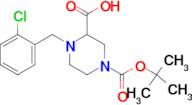 4-(2-Chloro-benzyl)-piperazine-1,3-dicarboxylic acid 1-tert-butyl ester