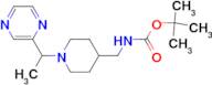 [1-(1-Pyrazin-2-yl-ethyl)-piperidin-4-ylmethyl]-carbamic acid tert-butyl ester