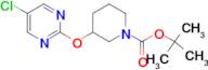 3-(5-Chloro-pyrimidin-2-yloxy)-piperidine-1-carboxylic acid tert-butylester