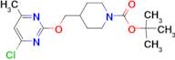 4-(4-Chloro-6-methyl-pyrimidin-2-yloxymethyl)-piperidine-1-carboxylic acid tert-butyl ester