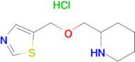 2-(Thiazol-5-ylmethoxymethyl)-piperidine hydrochloride