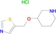 3-(Thiazol-5-ylmethoxy)-piperidine hydrochloride