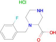 1-(2-Fluoro-benzyl)-piperazine-2-carboxylic acid hydrochloride