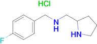 (4-Fluoro-benzyl)-pyrrolidin-2-ylmethyl-amine hydrochloride