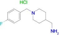 C-[1-(4-Fluoro-benzyl)-piperidin-4-yl]-methylamine hydrochloride