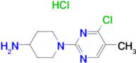 1-(4-Chloro-5-methyl-pyrimidin-2-yl)-piperidin-4-ylamine hydrochloride