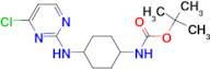 [4-(4-Chloro-pyrimidin-2-ylamino)-cyclohexyl]-carbamic acid tert-butyl ester