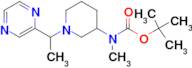 Methyl-[1-(1-pyrazin-2-yl-ethyl)-piperidin-3-yl]-carbamic acid tert-butyl ester