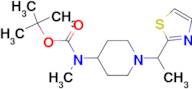 Methyl-[1-(1-thiazol-2-yl-ethyl)-piperidin-4-yl]-carbamic acid tert-butyl ester