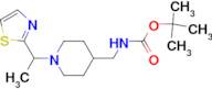 [1-(1-Thiazol-2-yl-ethyl)-piperidin-4-ylmethyl]-carbamic acid tert-butyl ester