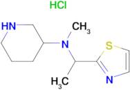 Methyl-piperidin-3-yl-(1-thiazol-2-yl-ethyl)-amine hydrochloride