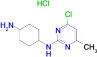 N-(4-Chloro-6-methyl-pyrimidin-2-yl)-cyclohexane-1,4-diamine hydrochloride