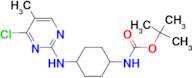 [4-(4-Chloro-5-methyl-pyrimidin-2-ylamino)-cyclohexyl]-carbamic acid tert-butyl ester