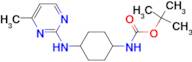 [4-(4-Methyl-pyrimidin-2-ylamino)-cyclohexyl]-carbamic acid tert-butyl ester